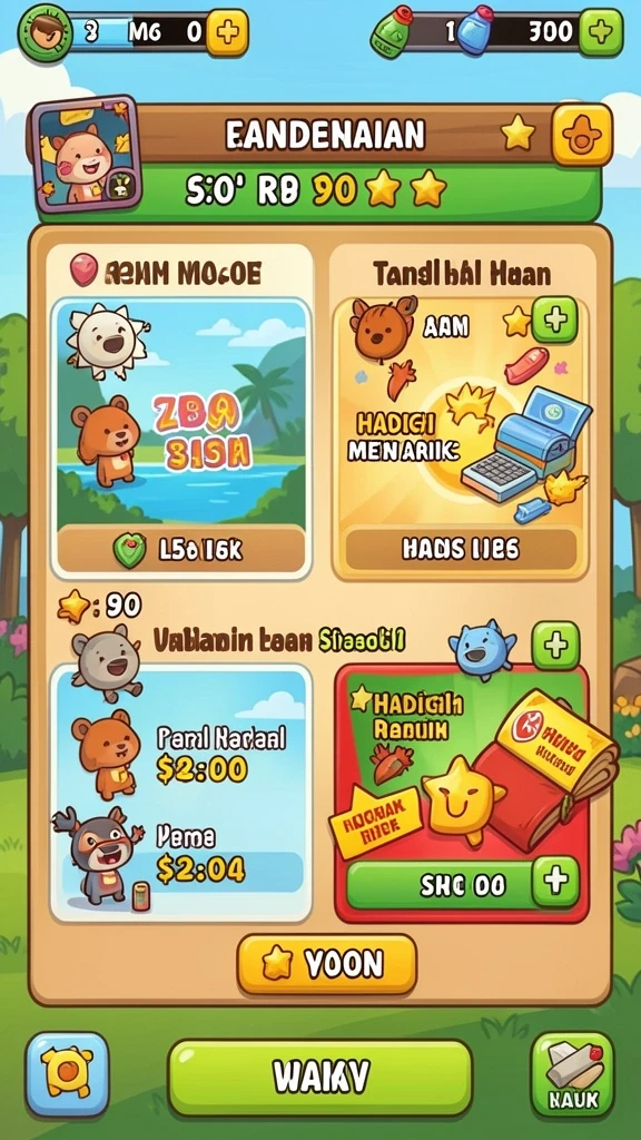 bank303 - Karakter unik yang dapat Anda pilih dan kembangkan.