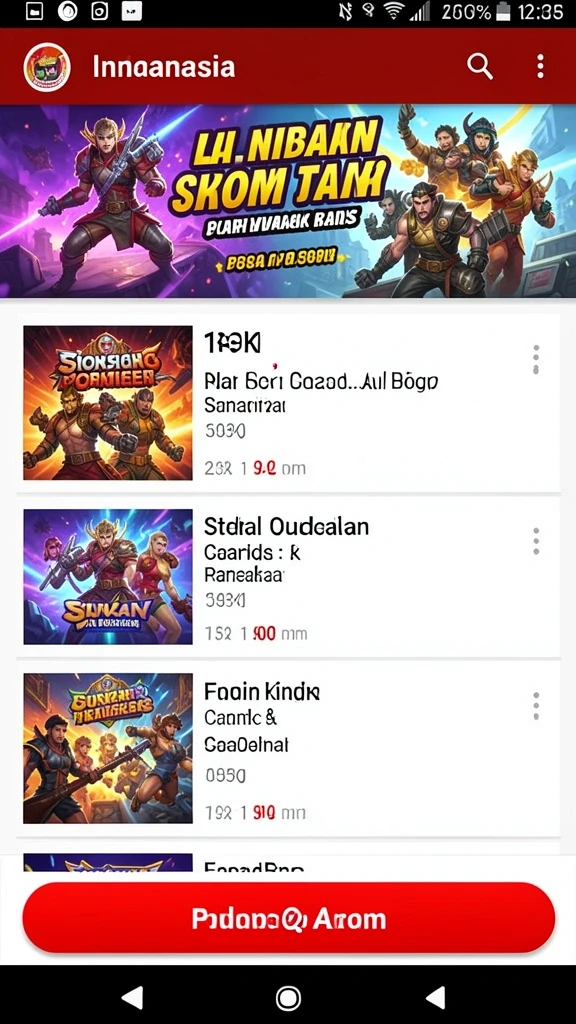 ceri123 - Tampilan antarmuka yang cerah dan menyenangkan.