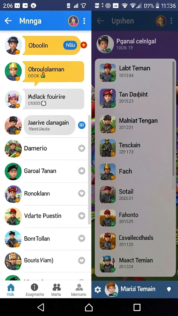 hokitime - Pemain sedang bersaing dalam mode multiplayer.