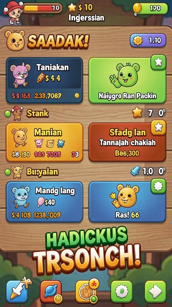 idnraja - Grafis yang menarik dan penuh warna dalam permainan.