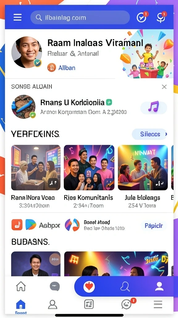 rebahin - Tampilan utama yang menawan dan mudah dipahami.